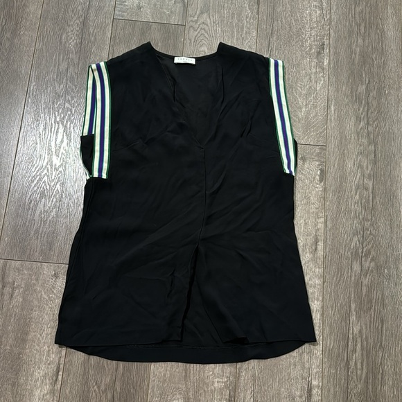 Sandro Paris Sabra Stripes Sleeveless Blouse size 1 - Picture 5 of 8